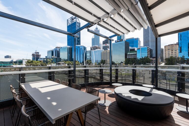 Premium retractable roof system installed at a Perth home