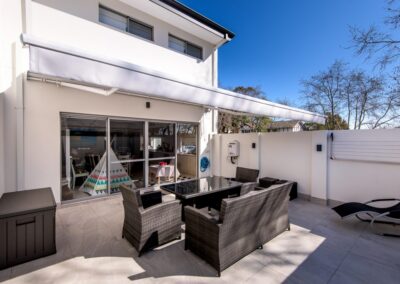 motorised roof system partially open Perth