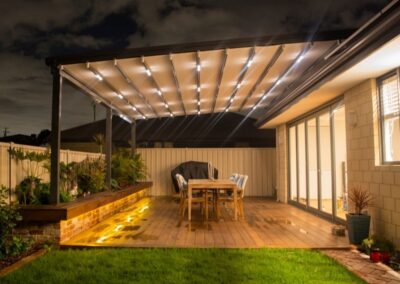 aluminium retractable roofing system Perth