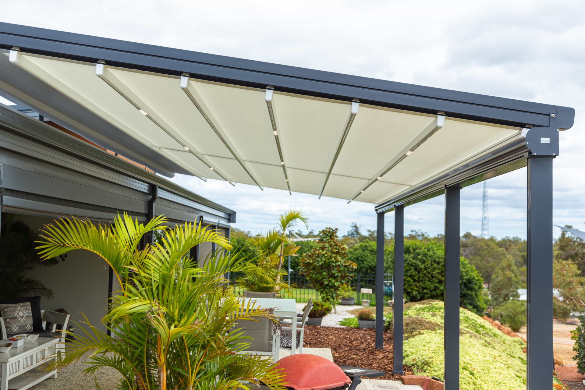 custom retractable roof Perth home